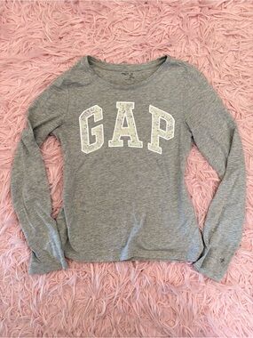 GAP Light Gray Kids Logo Tee